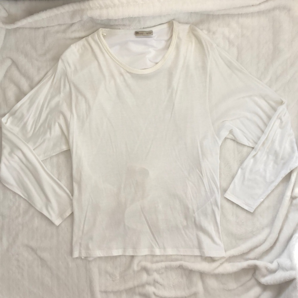 Zara long-sleeve and open back tee